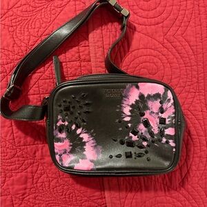 Victoria's Secret Black and Pink Women's Fanny Pack